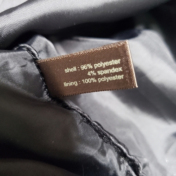 The Limited satin zebra print dress cap sleeves ruched waist black white size 0 - Picture 8 of 8